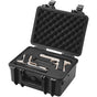 Hard Pistol Cases with Pre-cut PU Foam, Waterproof & Dustproof Hard Gun Case for 2 Pistol, 14.1x11.5x7.6 in V952-YZSQHRN2ZQ14YDCRRV0