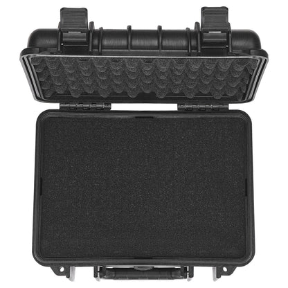 Hard Pistol Cases with Pre-cut PU Foam, Waterproof & Dustproof Hard Gun Case for 2 Pistol, 14.1x11.5x7.6 in V952-YZSQHRN2ZQ14YDCRRV0