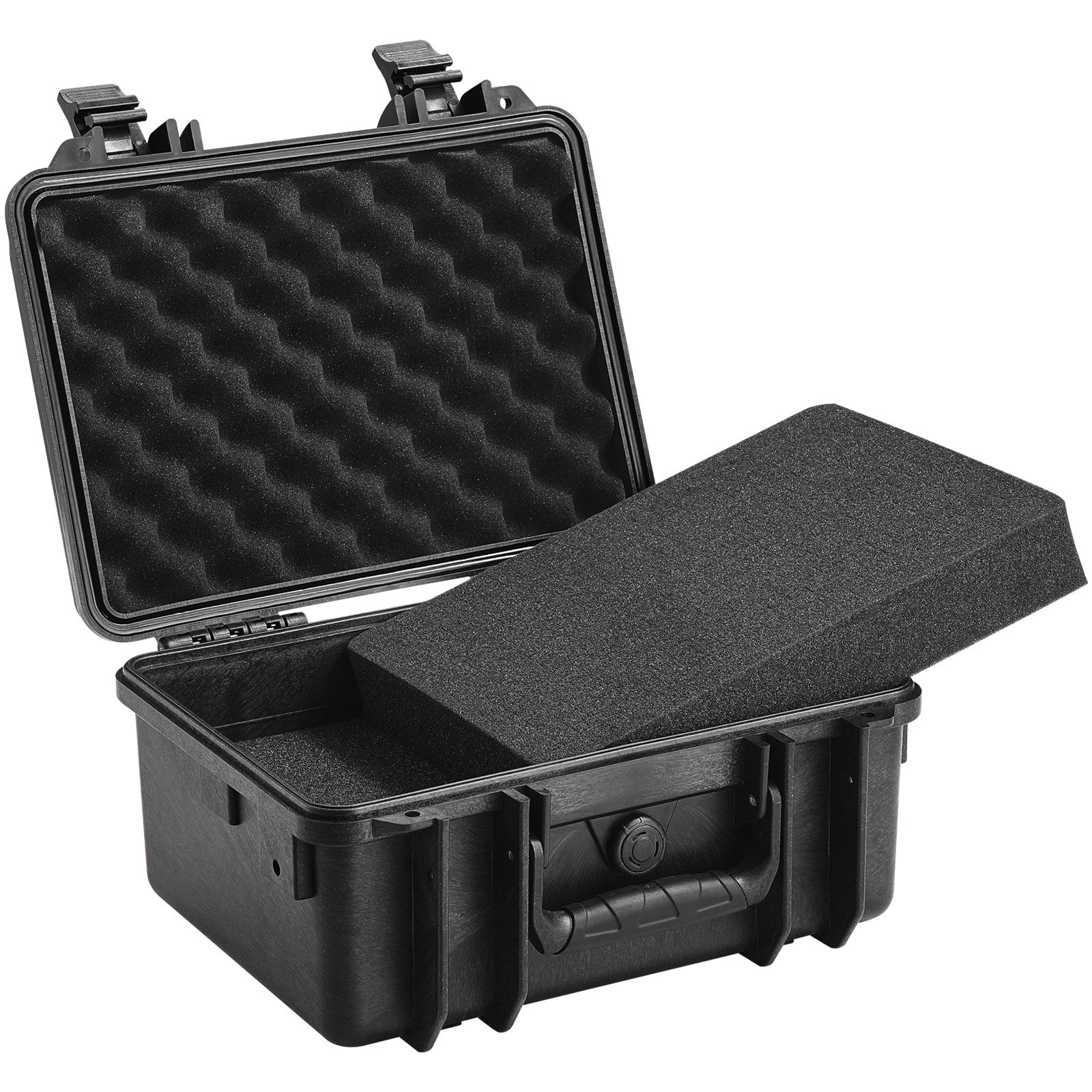 Hard Pistol Cases with Pre-cut PU Foam, Waterproof & Dustproof Hard Gun Case for 2 Pistol, 14.1x11.5x7.6 in V952-YZSQHRN2ZQ14YDCRRV0