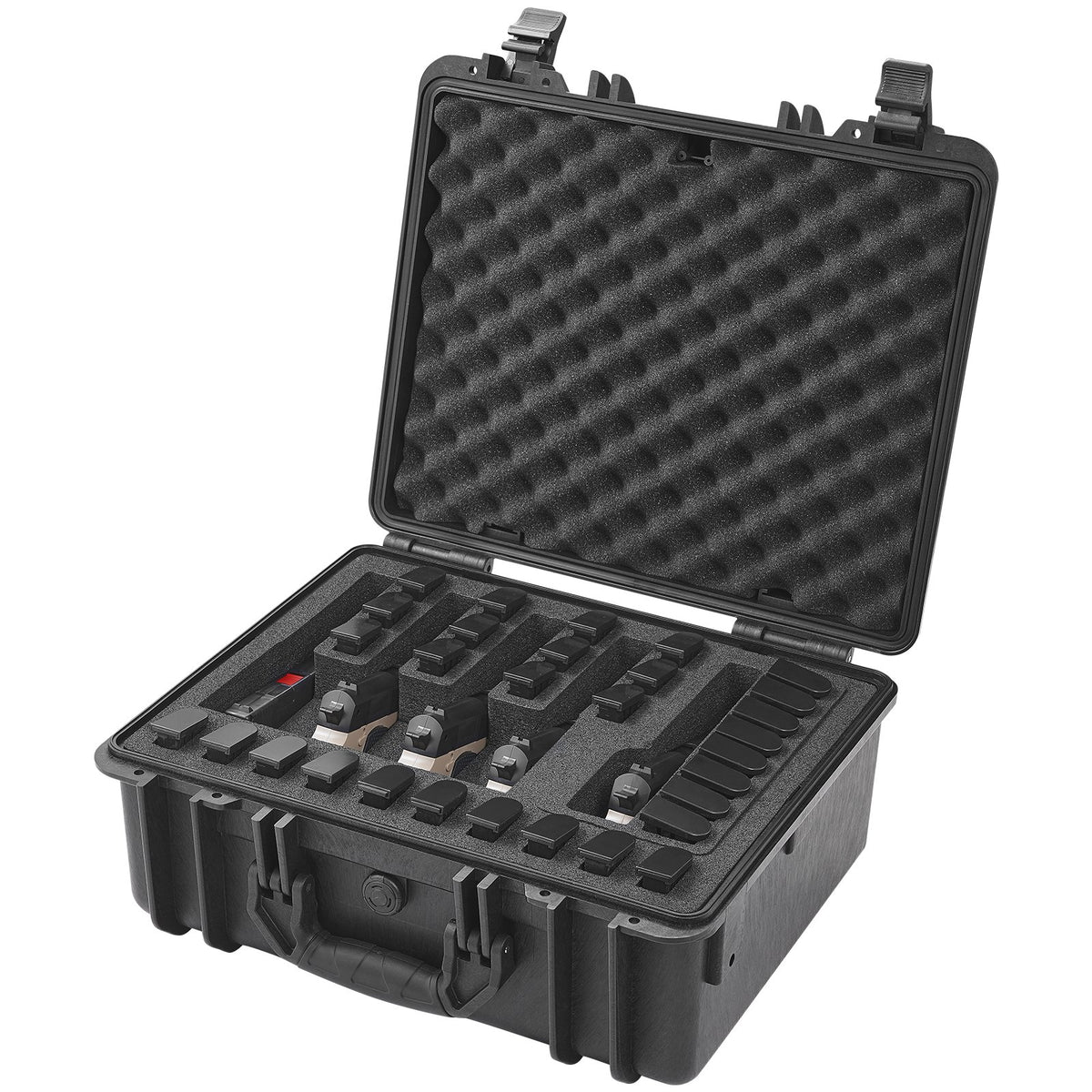 Hard Pistol Cases with Pre-cut Lining Lockable Pistol Case for 5 Pistol V952-YZSQHRN5ZQ18C7TE3V0