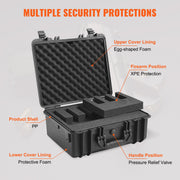 Hard Pistol Cases with Pre-cut Lining Lockable Pistol Case for 5 Pistol V952-YZSQHRN5ZQ18C7TE3V0