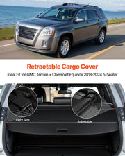 Retractable Cargo Cover, Carbon Fiber Texture Trunk Cover, Anti-Peeping Luggage Privacy Shield, Seamless V952-YZWJXSSSHCGYPZ9SD001V0