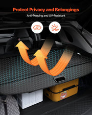 Retractable Cargo Cover, Carbon Fiber Texture Trunk Cover, Anti-Peeping Luggage Privacy Shield, Seamless V952-YZWJXSSSHCGYPZ9SD001V0