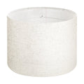 Drum Lamp Shade, 33 cm Top x 33 cm Bottom x 25 cm High, Medium Drum Linen Lampshade, Replacement Lamp Shade V952-YZXDZ1310INCHER8P001V0