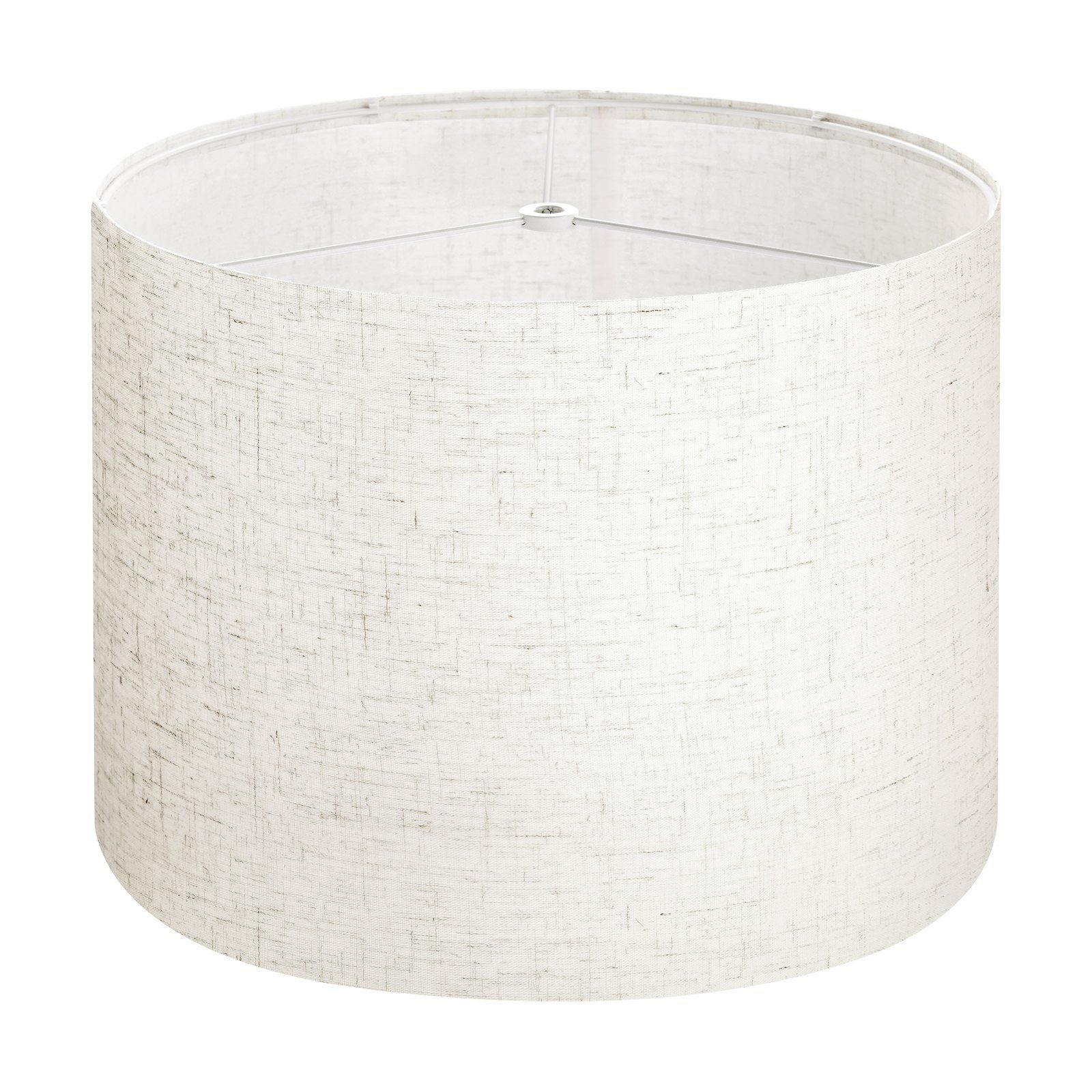 Drum Lamp Shade, 33 cm Top x 33 cm Bottom x 25 cm High, Medium Drum Linen Lampshade, Replacement Lamp Shade V952-YZXDZ1310INCHER8P001V0