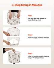 Drum Lamp Shade 2 Set, 33 cm Top x 33 cm Bottom x 25 cm High, Medium Drum Linen Lampshade, Replacement Lamp V952-YZXDZ1310INCHRJOU001V0