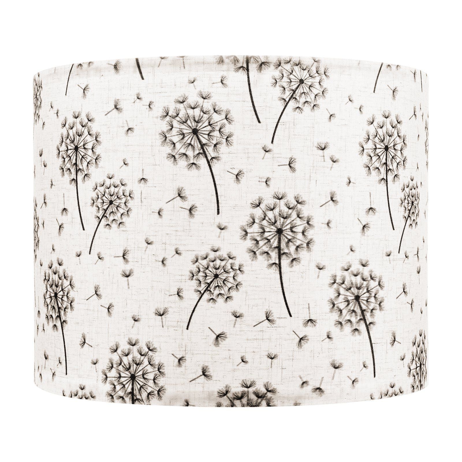 Drum Lamp Shade 2 Set, 33 cm Top x 33 cm Bottom x 25 cm High, Medium Drum Linen Lampshade, Replacement Lamp V952-YZXDZ1310INCHRJOU001V0