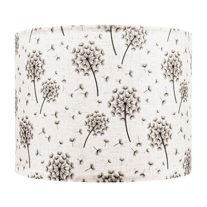 Drum Lamp Shade 2 Set, 33 cm Top x 33 cm Bottom x 25 cm High, Medium Drum Linen Lampshade, Replacement Lamp V952-YZXDZ1310INCHRJOU001V0