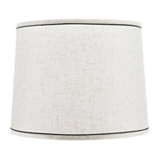 Lamp Shade 2 Set, 29 cm Top x 32 cm Bottom x 24.5 cm High (Spider Fitter), Medium Lampshade with Harp, V952-YZXDZ131110IP0KMC001V0