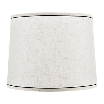 Lamp Shade 2 Set, 29 cm Top x 32 cm Bottom x 24.5 cm High (Spider Fitter), Medium Lampshade with Harp, V952-YZXDZ131110IP0KMC001V0