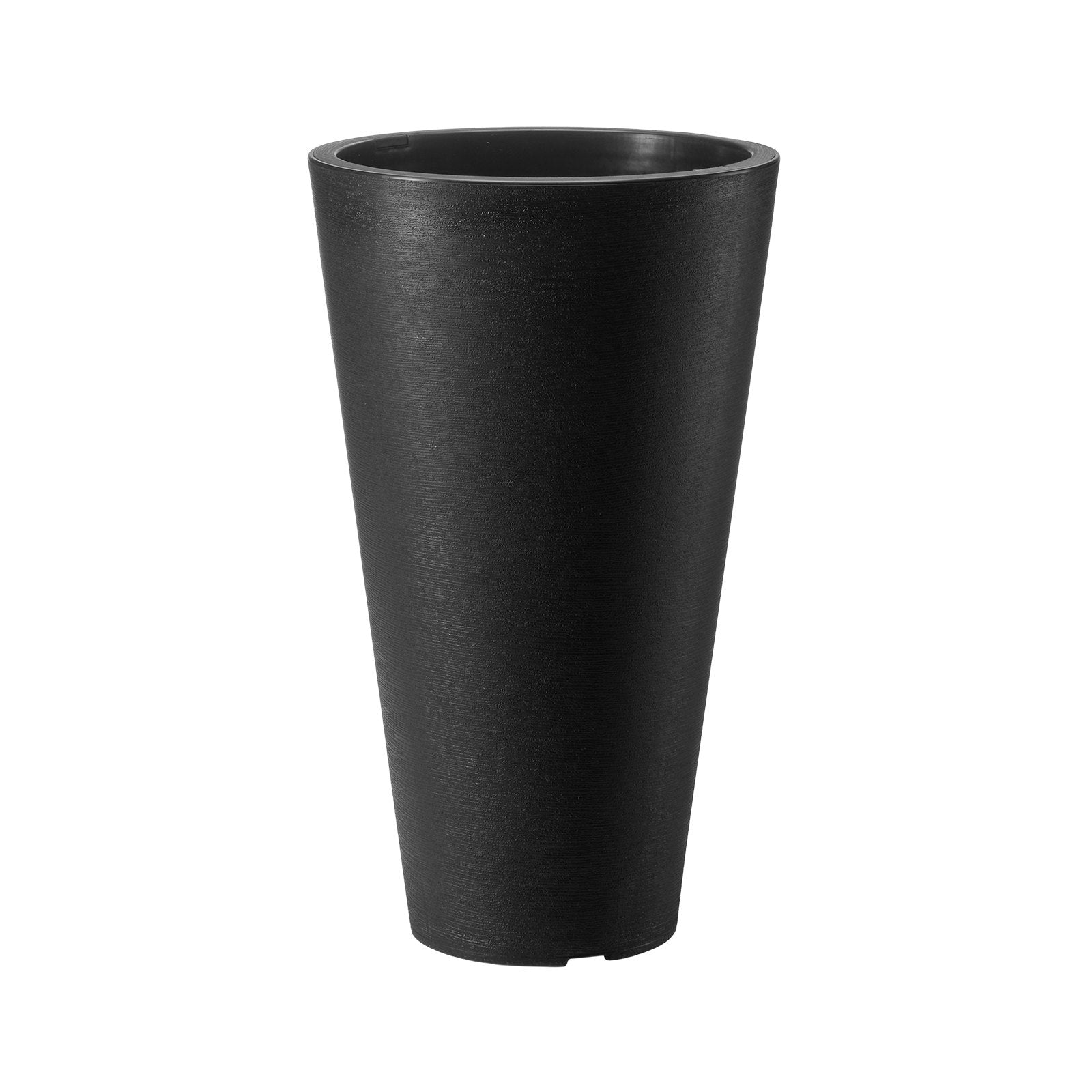 Tall Planter, Set of 2 Tall Round Tapered Planters, 59 cm Large Modern Gardening and Flower Plastic Pots, V952-YZXHS24YCBDT499PJV0