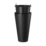 Tall Planter, Set of 2 Tall Round Tapered Planters, 59 cm Large Modern Gardening and Flower Plastic Pots, V952-YZXHS24YCBDT499PJV0