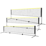 Badminton Net, Height Adjustable Volleyball Net, 17ft Wide Foldable Pickleball Net, Portable Easy Setup V952-ZCGDZYMQW172IS8ZSV0