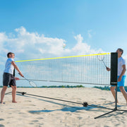 Badminton Net, Height Adjustable Volleyball Net, 17ft Wide Foldable Pickleball Net, Portable Easy Setup V952-ZCGDZYMQW172IS8ZSV0