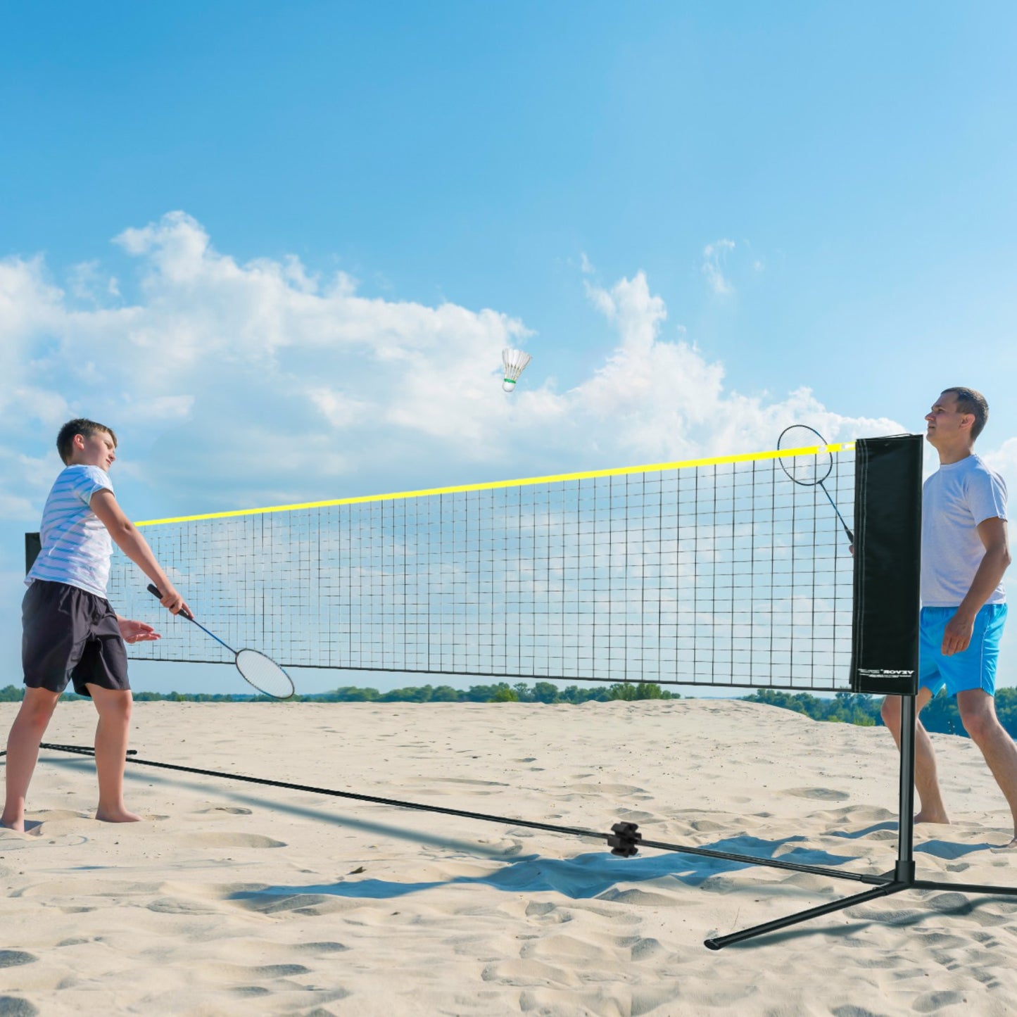 20ft Badminton Net Set Outdoor Portable Volleyball Pickleball Tennis Net V952-ZCGDZYMQWGG392B0IV0