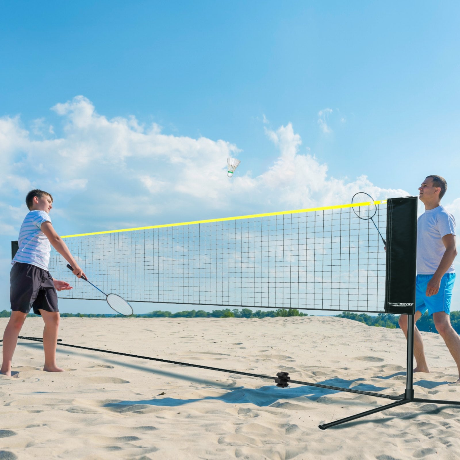 20ft Badminton Net Set Outdoor Portable Volleyball Pickleball Tennis Net V952-ZCGDZYMQWGG392B0IV0