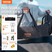 Badminton Net Set, Outdoor Backyard Beach Park Badminton Net, Portable Badminton Equipment Set, Adults Kids V952-ZCGSSYMQW2026MC61V0