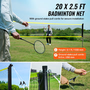 Badminton Net Set, Outdoor Backyard Beach Park Badminton Net, Portable Badminton Equipment Set, Adults Kids V952-ZCGSSYMQW2026MC61V0