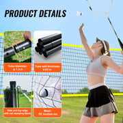Badminton Net Set, Outdoor Backyard Beach Park Badminton Net, Portable Badminton Equipment Set, Adults Kids V952-ZCGSSYMQW2026MC61V0
