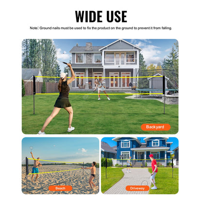 Badminton Net Set, Outdoor Backyard Beach Park Badminton Net, Portable Badminton Equipment Set, Adults Kids V952-ZCGSSYMQW2026MC61V0