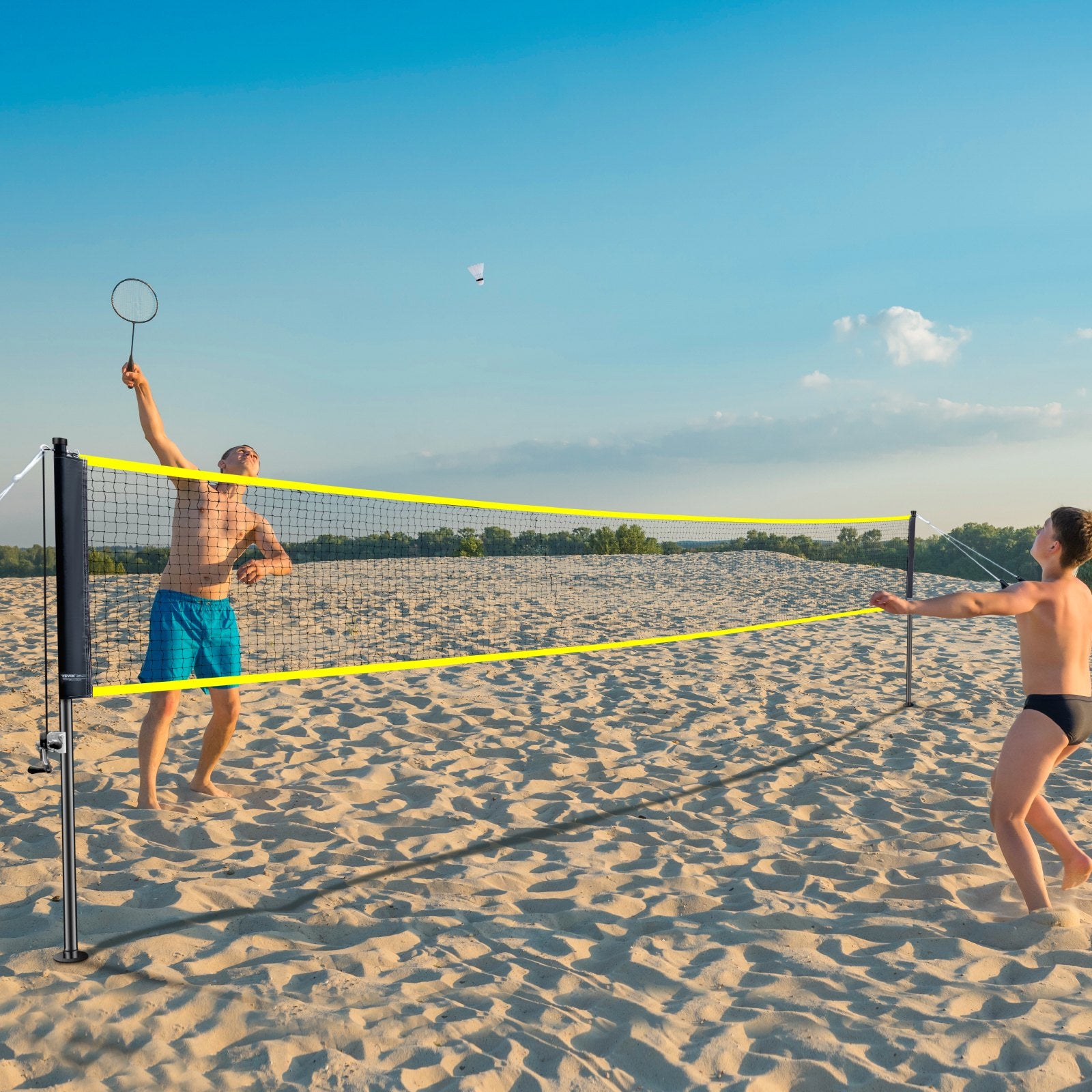 Badminton Net Set, Outdoor Backyard Beach Park Badminton Net, Portable Badminton Equipment Set, Adults Kids V952-ZCGSSYMQW2026MC61V0