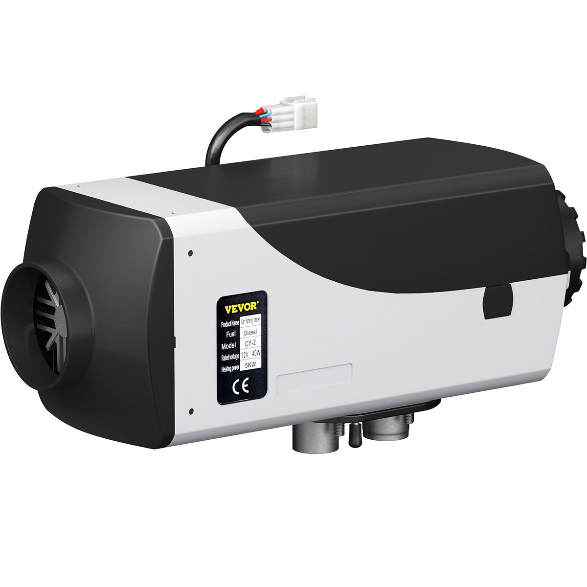 5KW Diesel Air Heater 10L Tank Diesel Heater 12V Diesel Parking Heater Muffler with LCD Thermostat and Remote V952-ZCJRQ12V5KW51JT01V0