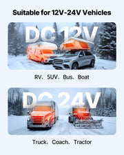 Diesel Air Heater, 8 kW DC12-24V, Fast Heating Diesel Parking Heater with Remote Control and Color Digital V952-ZCJRQDC12V8K046TQ001V9