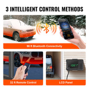 Bluetooth App Control Diesel Air Heater, 12V 2KW Diesel Heater with Automatic Altitude Adjustment, Remote V952-ZCJRQFT12V2KWF2BYV9