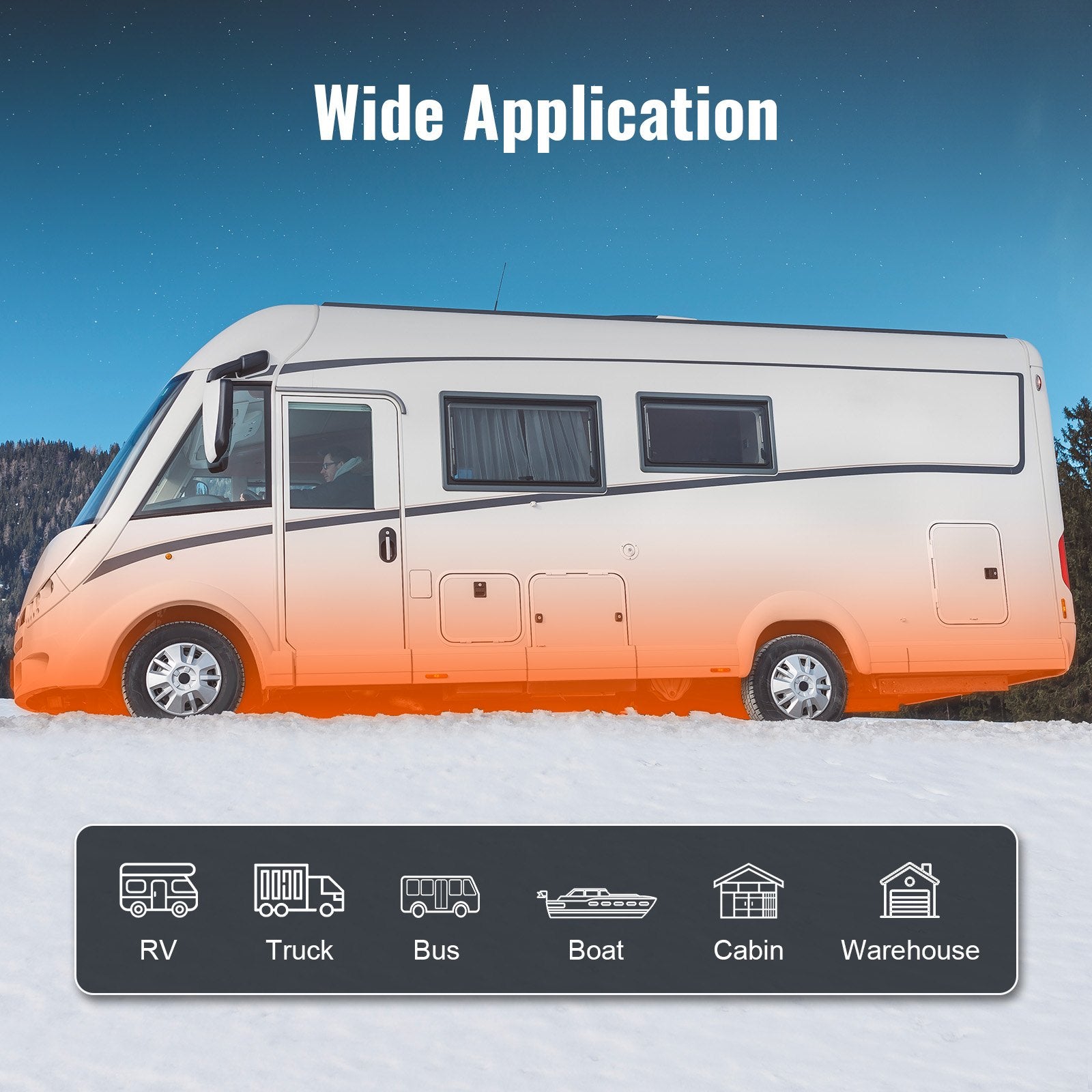 Bluetooth App Control Diesel Air Heater, 12V 2KW Diesel Heater with Automatic Altitude Adjustment, Remote V952-ZCJRQFT12V2KWF2BYV9