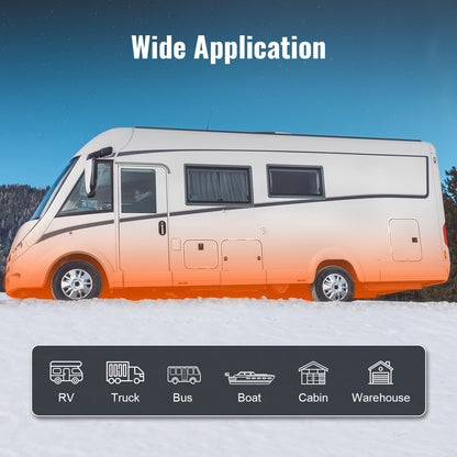 Bluetooth App Control Diesel Air Heater, 12V 2KW Diesel Heater with Automatic Altitude Adjustment, Remote V952-ZCJRQFT12V2KWF2BYV9