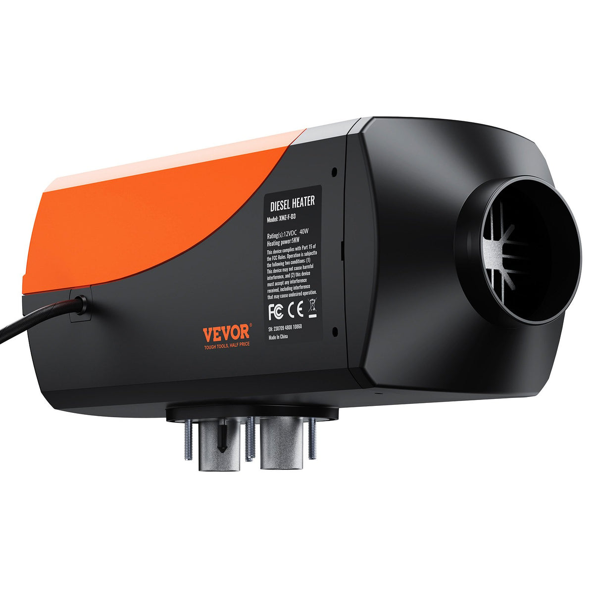 Bluetooth App Control Diesel Air Heater, 12V 5KW Diesel Heater with Automatic Altitude Adjustment, Remote V952-ZCJRQFT12V5KWST3PV9