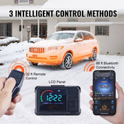 8 KW Diesel Air Heater, Bluetooth App Control All-on-one Diesel Heater with Automatic Altitude Adjustment, V952-ZCJRQLS12V8KWCO9JV9