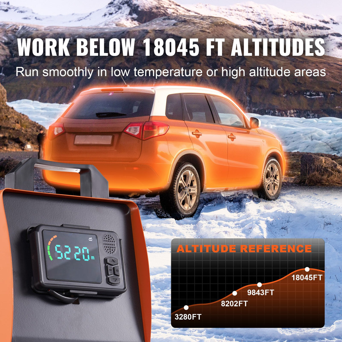 8 KW Diesel Air Heater, Bluetooth App Control All-on-one Diesel Heater with Automatic Altitude Adjustment, V952-ZCJRQLS12V8KWCO9JV9