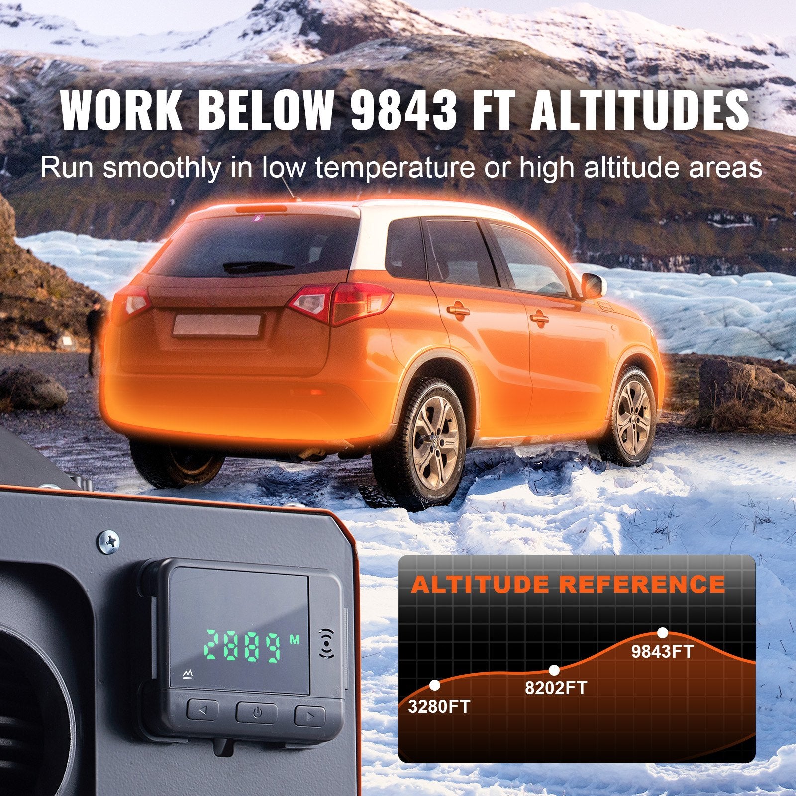 Diesel Air Heater, 12V 5KW All-on-one Diesel Heater with Remote Control and LCD Display, 5L Fuel Tank V952-ZCJRQWS12V5KWB628V9