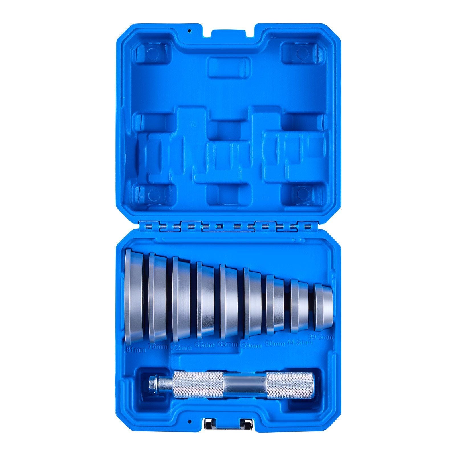 Bearing Press Kit, 10 Pcs, Bearing Race and Seal Driver Set with 9 Bushings and Handle Shaft, Bushing Driver V952-ZCTJ10JTLHJFX2S10001V0