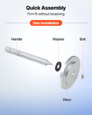 Bearing Press Kit, 7 Pcs, Bearing Race and Seal Driver Set with 5 Bushings, Handle Shaft and Extension Rod, V952-ZCTJ7JTLHJFHBMJ2Q001V0