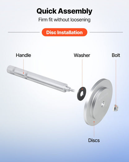 Bearing Press Kit, 7 Pcs, Bearing Race and Seal Driver Set with 5 Bushings, Handle Shaft and Extension Rod, V952-ZCTJ7JTLHJFHBMJ2Q001V0