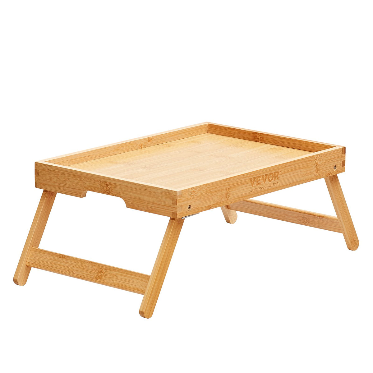 Bed Tray Table with Foldable Legs, Bamboo Breakfast Tray for Sofa, Bed, Eating, Snacking, and Working, V952-ZCTP1JT1581142XUSV0
