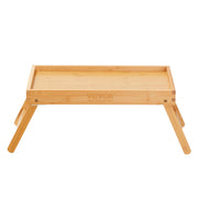 Bed Tray Table with Foldable Legs, Bamboo Breakfast Tray for Sofa, Bed, Eating, Snacking, and Working, V952-ZCTP1JT1581142XUSV0