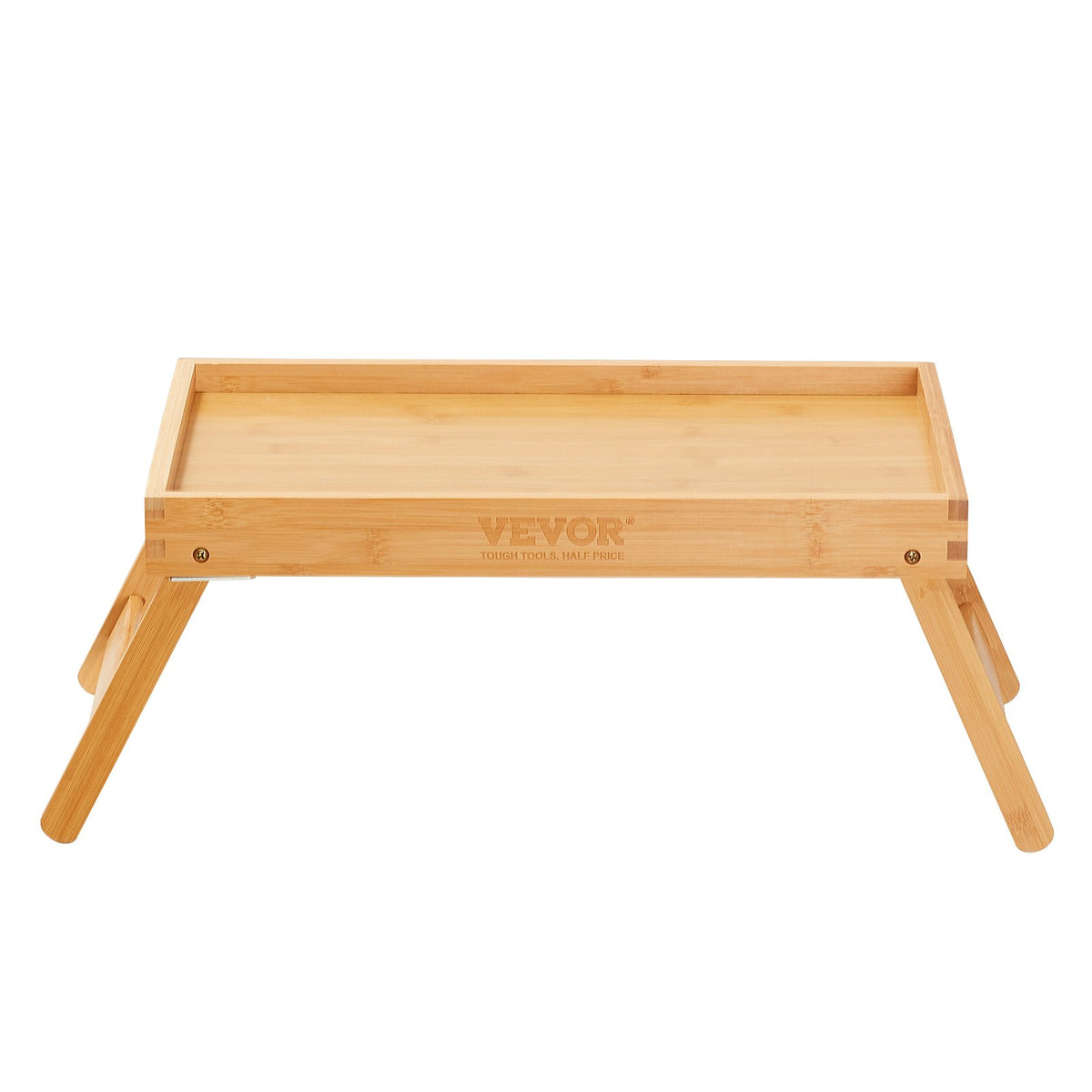 Bed Tray Table with Foldable Legs, Bamboo Breakfast Tray for Sofa, Bed, Eating, Snacking, and Working, V952-ZCTP1JT1581142XUSV0
