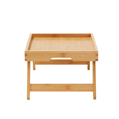 Bed Tray Table with Foldable Legs, Bamboo Breakfast Tray for Sofa, Bed, Eating, Snacking, and Working, V952-ZCTP1JT1581142XUSV0