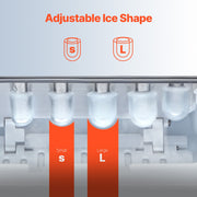 Portable Countertop Ice Maker 26Lbs/24H Self-Cleaning with Scoop Basket V952-ZDBTMSZBJMIN1R5BMV3