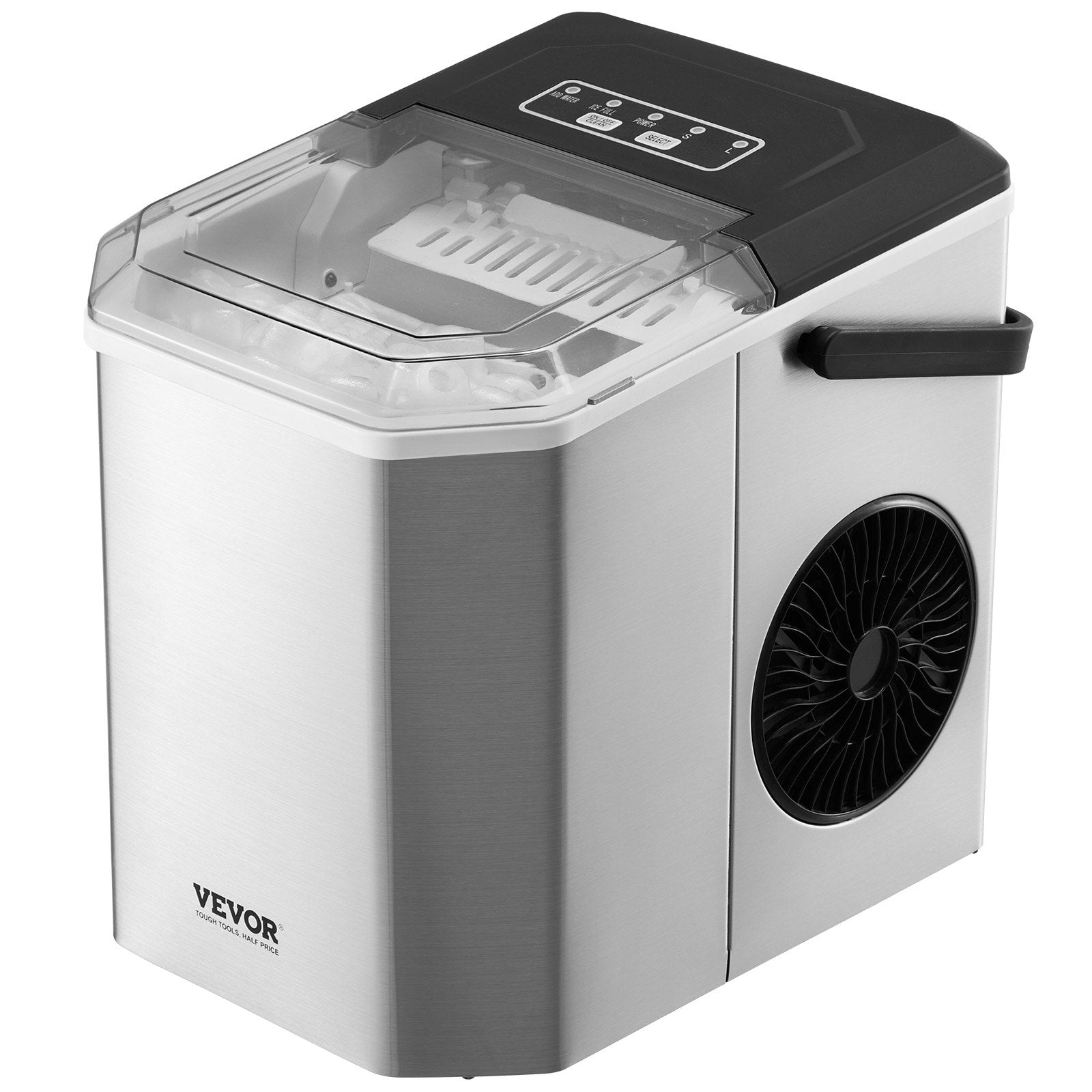 Portable Countertop Ice Maker 26Lbs/24H Self-Cleaning with Scoop Basket V952-ZDBTMSZBJMIN1R5BMV3