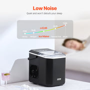 Portable Countertop Ice Maker 26Lbs/24H Self-Cleaning with Scoop Basket V952-ZDBTMSZBJMIN27PNEV3