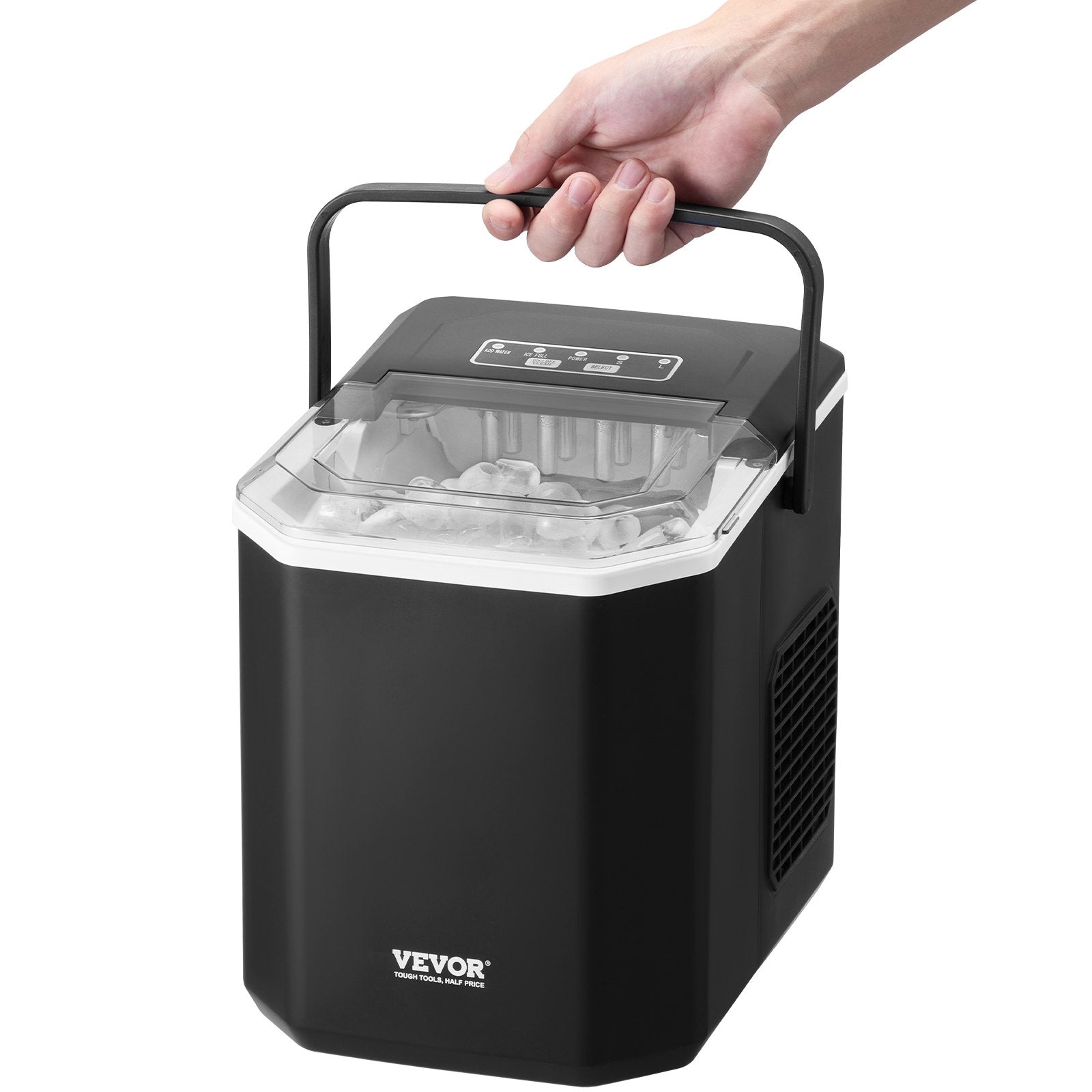 Portable Countertop Ice Maker 26Lbs/24H Self-Cleaning with Scoop Basket V952-ZDBTMSZBJMIN27PNEV3