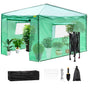 12\'x 8\'x 8\' Pop-Up Greenhouse, Set Up in Minutes, Portable Greenhouse with Doors & Windows. High Strength V952-ZDBXSHYW-128814R5V0