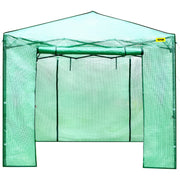 12\'x 8\'x 8\' Pop-Up Greenhouse, Set Up in Minutes, Portable Greenhouse with Doors & Windows. High Strength V952-ZDBXSHYW-128814R5V0
