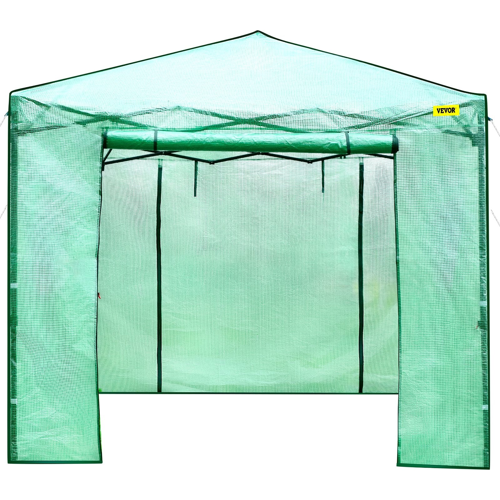 12\'x 8\'x 8\' Pop-Up Greenhouse, Set Up in Minutes, Portable Greenhouse with Doors & Windows. High Strength V952-ZDBXSHYW-128814R5V0