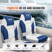 Boat Seats, 555 mm High Back Boat Seat, Folding Boat Chair with Thickened Sponge Padding and Hinge, Fold-Down V952-ZDCZYGKB2J00F5L1EV0