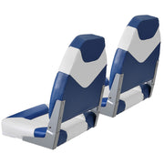 Boat Seats, 555 mm High Back Boat Seat, Folding Boat Chair with Thickened Sponge Padding and Hinge, Fold-Down V952-ZDCZYGKB2J00F5L1EV0